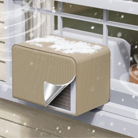 Forestchill Window Air Conditioner Cover, Compatible with Midea U-shaped Window AC Unit, Upgraded 3 Layers Insulated AC Cover for Outside Unit, Heavy Duty Waterproof & Dustproof Winter Covers