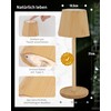 LuminexDesigns Bamboo LED Table Lamp Wireless Dimmable Lamp 3000K/4000K/6000K 5200mAh