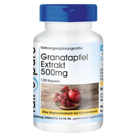 Fair & Pure® - Pomegranate Extract 500 mg - 120 Capsules - 40% Ellagic Acid - Vegan