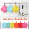 24 Pcs Pot Holders for Kitchen, Heat Resistant Quilted Hot