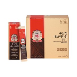 CheongKwanJang Red Ginseng Extract Everytime Balance Red Ginseng Stick 10mL x 30 packets, 1 box / 정관장 홍삼정 에브리타임 밸런스 홍삼스틱 10mL x 30포 1박스