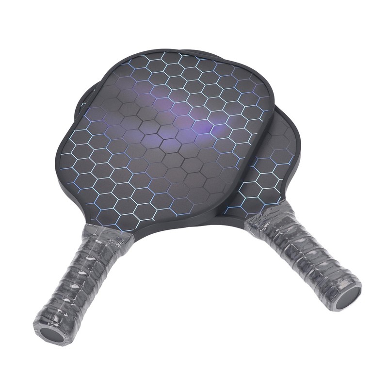 2PCS Pickleball Paddles Set Fiberglass Lightweight Pickle Ball Rackets with