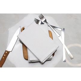 PurpleEssences - Toallas de cocina con tela gofre, 100% algodón, ultra suaves, absorbentes, de secado rápido, 15 x 25 pulgadas, paquete de 6 unidades, color blanco