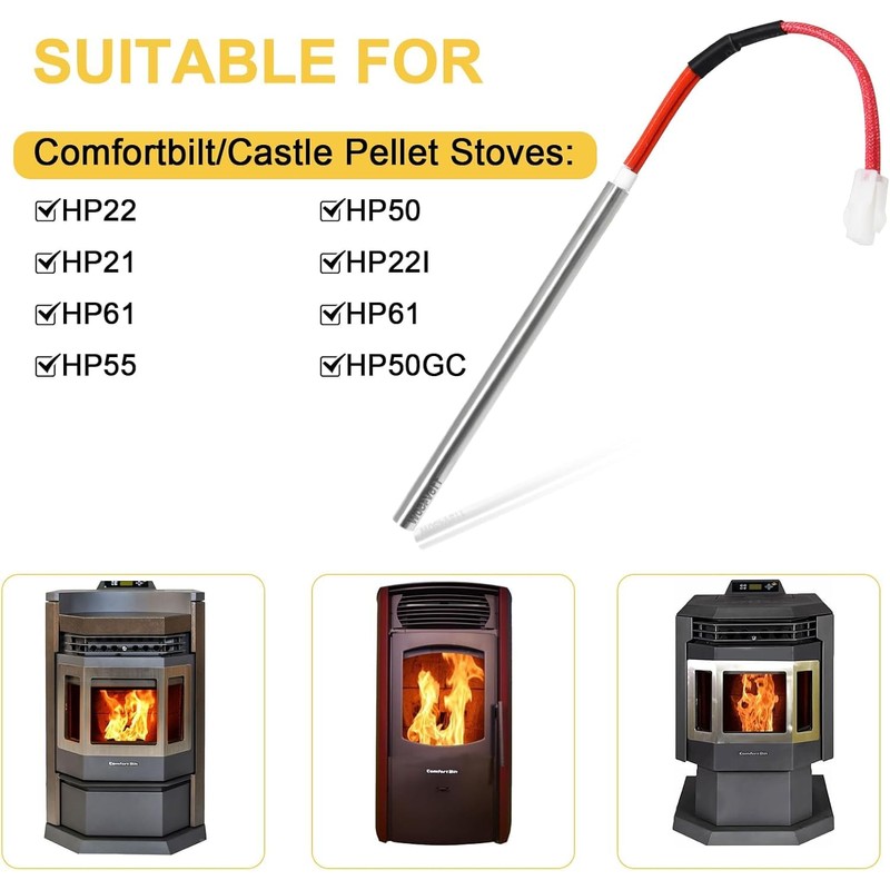 Pellet Stove Igniter for Comfortbilt HP22, HP50, HP22N, HP22I, HP21,