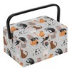 Hobby Gift Medium Sewing Craft Storage Box, Cats, 18.5 x