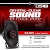 DS18 G4.6Xi GEN-X 4x6 2-Way Coaxial Speakers 135 Watts Max