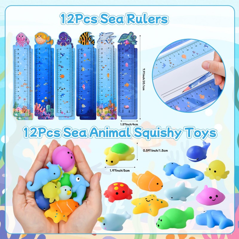 Cleboen Ocean Animals Party Bags Fillers