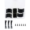 QWORK® 300 Set Picture Hooks with Screws , Sawtooth Picture