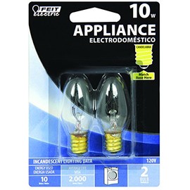 FEIT ELECTRIC BP10C71/2/RP 10WATT INCANDESCENT BULB