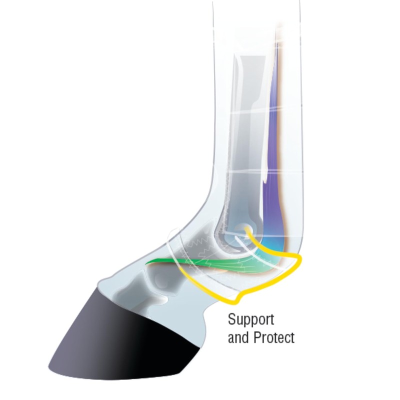 Weaver Leather Prodigy Athletic Boots, Front, Two-Pack, Brown, Medium