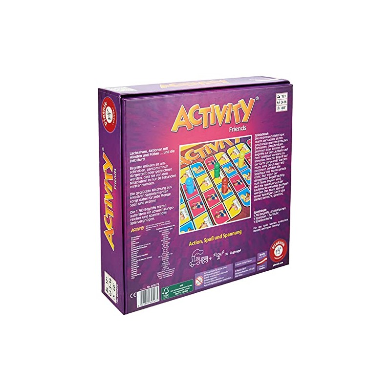 Piatnik 6054 Activity Friends, 12 – 99 Years, 25.5 x