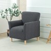 Funda elástica para sillón de banquete de jacquard, 1 pieza,