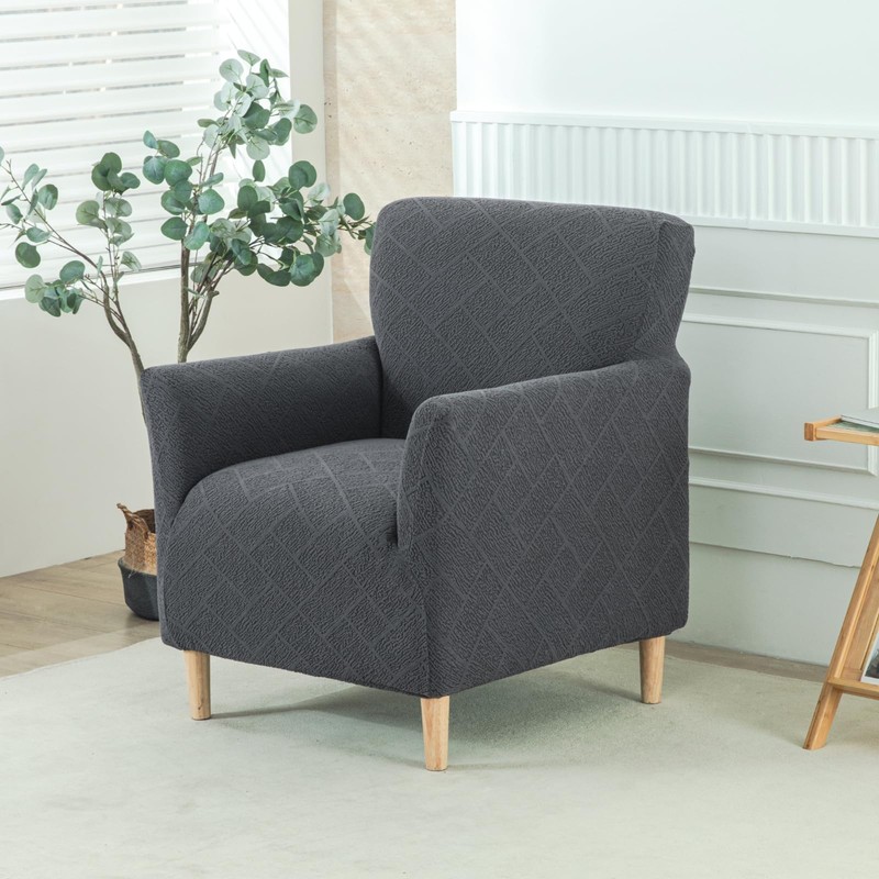 Funda elástica para sillón de banquete de jacquard, 1 pieza,