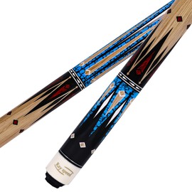 Ray speed Pool Cue Stick with Hard Case Hardwood Canadian Maple Professional Billiard Pool Stick 58" 2-Pieces 19/20oz Pool Stick Set