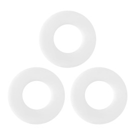 3-Pack Clear Flush Valve Seal for Ideal Standard - Toilet Cistern Diaphragm Base Sealing Washer Replacement