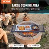 VEVOR X-Marks Fire Pit Grill Grate, Rectangle Cooking Grate, Heavy
