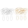 Giant Jumbo Paper Clips 50 x 20 mm Gold Pack