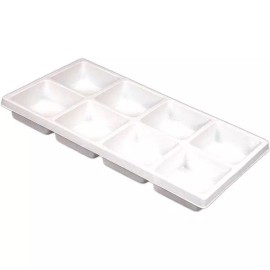 FindingKing White Plastic 8 Compartment Jewelry Display Tray Insert 14 1/8"x 7 5/8"