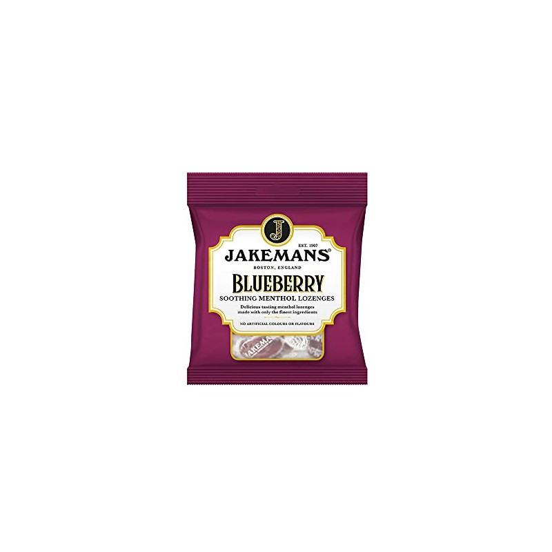Jakemans Blueberry Menthol Lozenges 100g