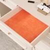 CHIHUT 12''x100'' Self Adhesive Orange Velvet Flocking Liner for Art