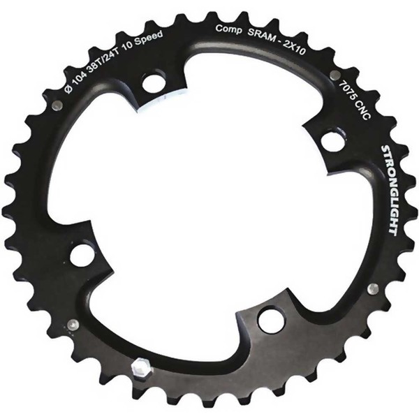 StrongLight MTB 104/64 Unisex 2 x 10 Chainring, Unisex, 274114,