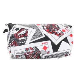 LIFKOME Portable Playing Card Makeup Bag for Travel Stylish Cosmetic Storage Pouch for Women Multi Functional Zipper Organizer with Unique Design Lightweight and Convenient for Daily Use