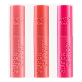 Lip Gloss Super Glossy Pink Up - Kit 3 Piezas
