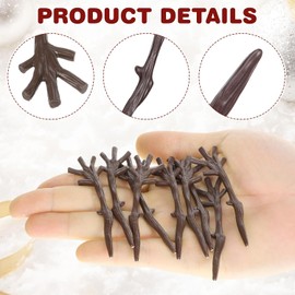 100 Piezas Mano de Muñeco de Nieve de Navidad de Plástico, DIY