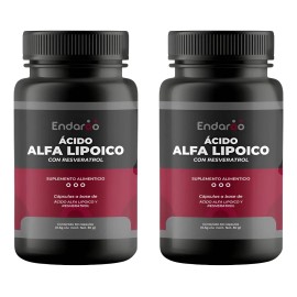 Pack Ácido Alfa Lipoico Cápsulas Resveratrol Sabor