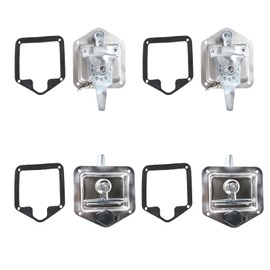 SEBLAFF 4-Pack Car Trailer Truck Door Tool Box Lock T-Handle Latch Stainless Steel Tool Box Locks w/Keys 2-7/8in x 3-3/4in