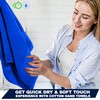 Towelogy® Premium Large Hand Towels Set 100% Combed Ring Spun