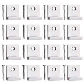 Create idea Decking Start/End Clamp Decking Hidden Starter Closure Board Clip with Self-Tapping Screw Stainless Steel DIY Hardware 8 mm 50 x