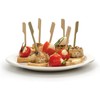 RSVP International Compostable Bamboo Serving & Cocktail Picks, Appetizer, 50-Count,