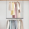 STO STO 1 Pack Closet Hanging Rod, Length and Height