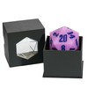 IUSTIDIE 55mm Silicone D20, Glow-in-The-Dark Large D20 Single 20 Sided