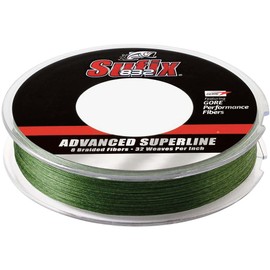 Sufix, 832 Advanced Superline, 15 lbs Tested, 0.0085" Diameter, 150 Yards, Low Vis Green (660-015G)