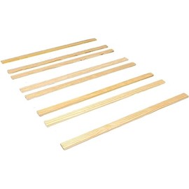Bed Slats for Twin, Full, Queen & King Sizes - Bed Slat under Mattress Support - Bunkie Board - Box Spring & Mattress Foundation Replacement - Platform Frame for Comfort - Set of 8 Slats (Full - 54")