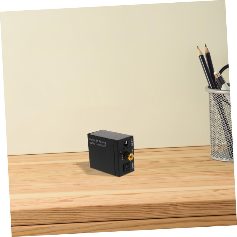 Gadpiparty Digital to Analog Audio Converter with Optical Input Portable