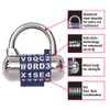 Master Lock 1534D Locker Lock Set Your Own Word Combination
