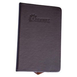 1ABOVE A4 Soft Feel Notebook with Lined Pages | Hardback Journal | Elastic Closure and Ribbon |Paper Pocket | 80gsm | 160 Pages (80 Sheets) -TAN