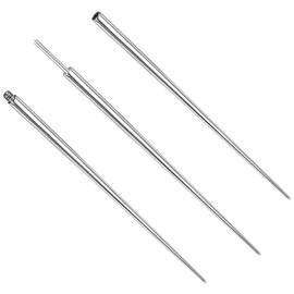 ZmdecQna 3 PCS Piercing Taper - Labret Insertion Tool - 16G/16G/16G Assistant Tool - Piercing Taper - Needle Nose and Ear Tool Kit for Belly,Lip,Eyebrow Jewellery