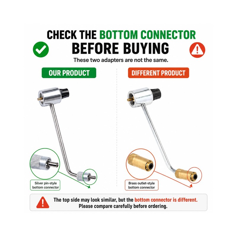 Propane Regulator Adapter Replacement for Ozark Trail 2-Burner Camping Stove