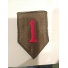 1st Infantry Division embroidered patch US Army "The Big Red