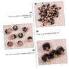 WOONEKY 30 Pcs Screw Cue Tips Replacement for Billiard Cues