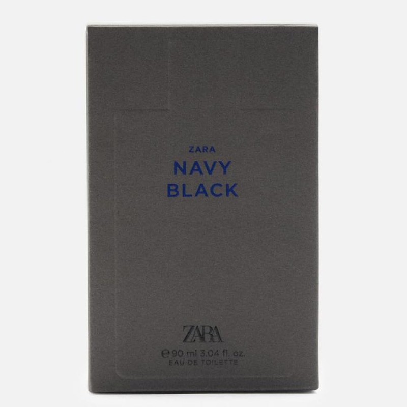 Zara Navy Black Cologne for Men EDT Eau De Toilette