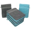 Betz 10 Stück Waschhandschuhe Premium 100% Baumwolle Waschlappen Set 16x21
