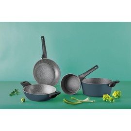 Pedrini Evotek Bratpfanne mit 2 Antihaft-Griffen für Induktion der Evotek-Linie (24 cm)