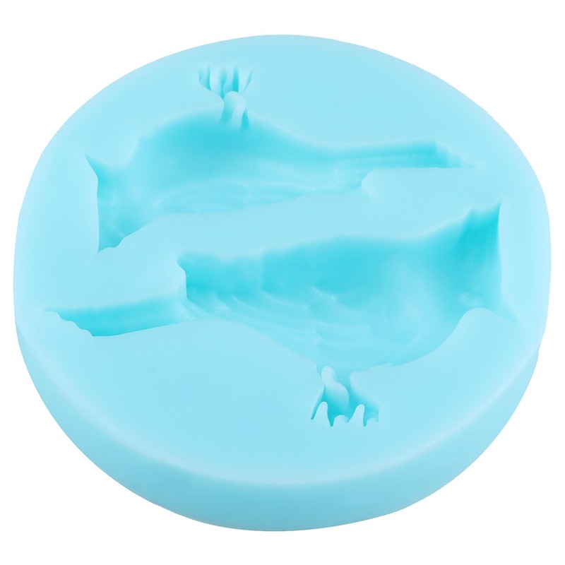 3D Bird Silicone Mold Birds Fondant Chocolate Mold