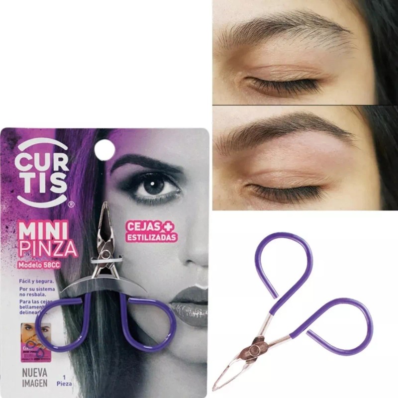 Curtis 3 Pzs Mini Pinza Para Depilar Ceja Depilación Cejas