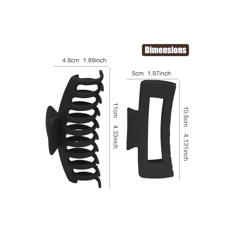 MCSWSEE Juego de 8 Pinzas para Cabello de Mujer, Accesorios